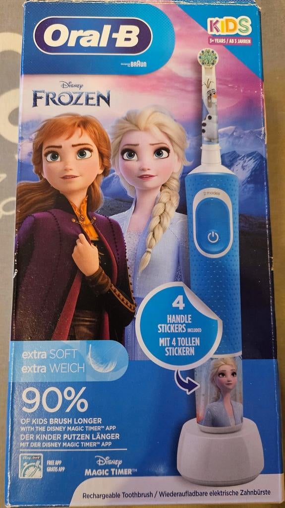 Oral-B kids frozen tandenborstel, Ophalen of Verzenden, Zo goed als nieuw, Tandenborstel