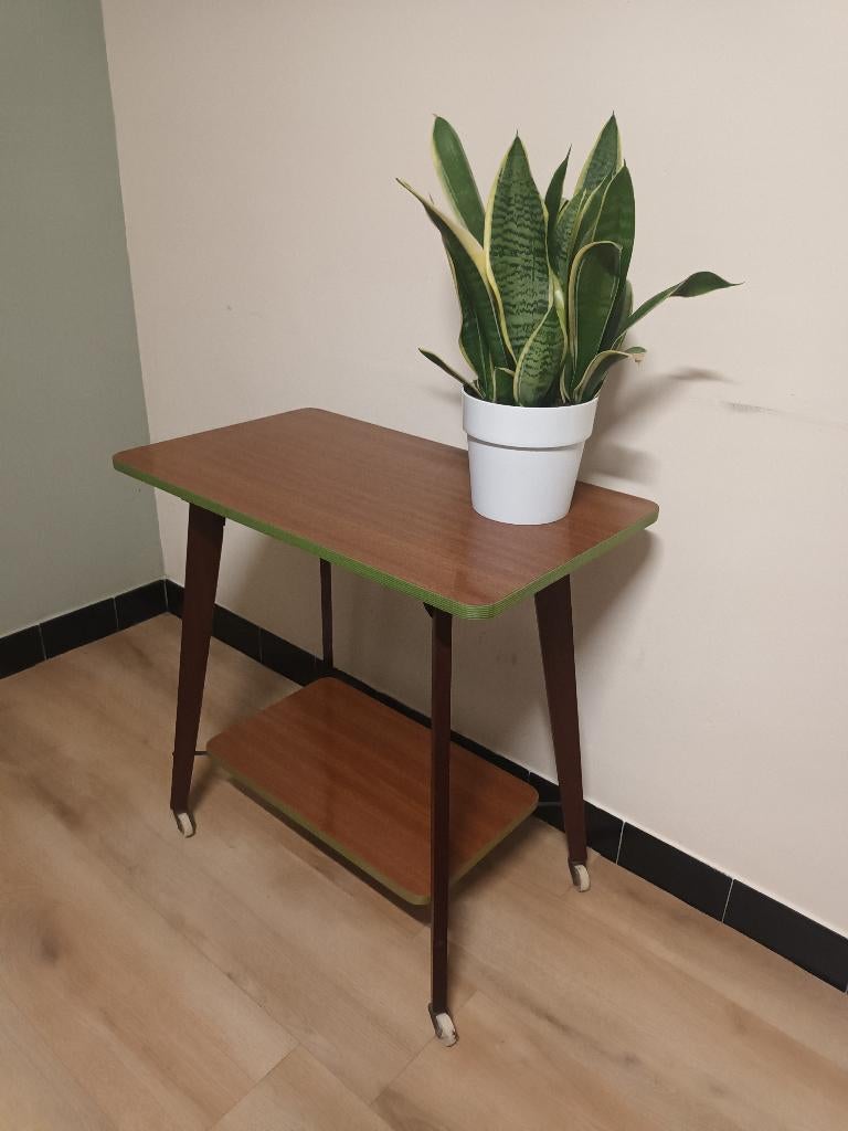 Retro bijzettafel met wielen, Enlèvement