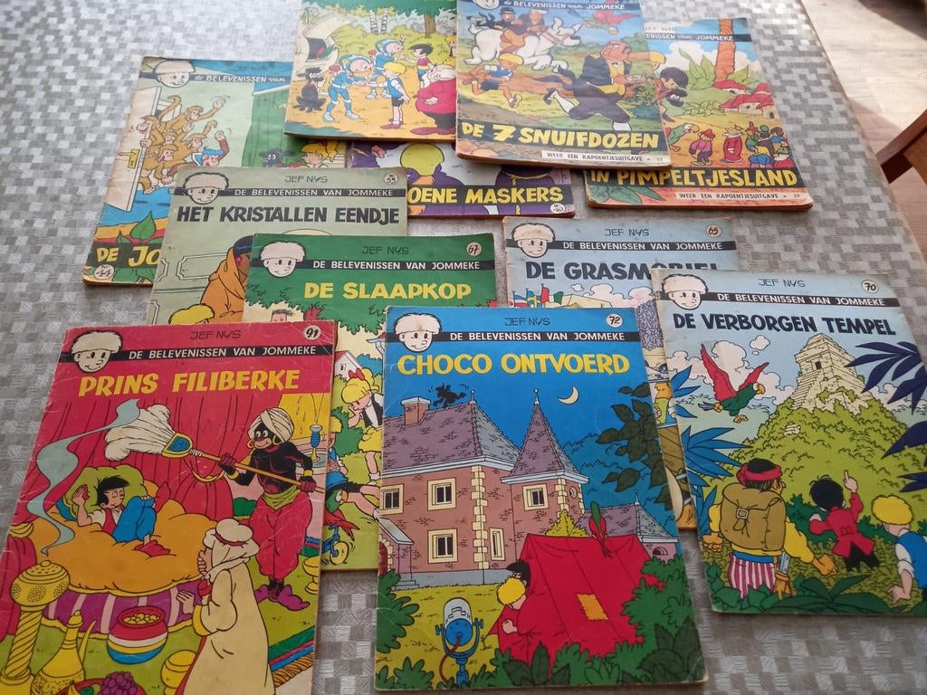Oude strips Jommeke, Ophalen of Verzenden, Zo goed als nieuw