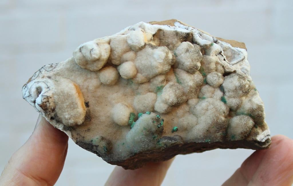 SUIKER KWARTS en MALACHIET uit KOLWEZI in CONGO, Verzamelen, Ophalen of Verzenden, Mineraal