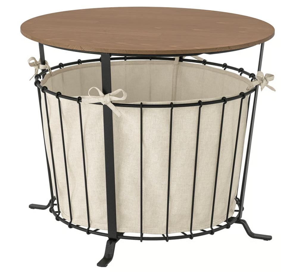 Tafel en opbergruimte Ängesbyn 60cm - LAGER IN PRIJS, Huis en Inrichting, Ophalen, 50 tot 100 cm, Overige materialen, Rond