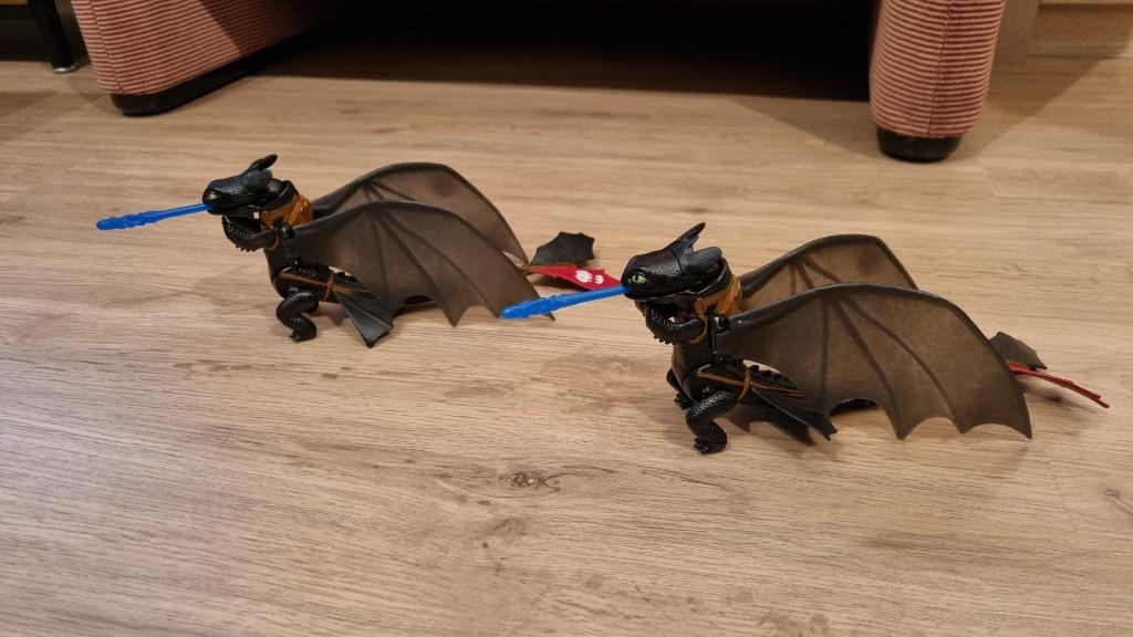 Toothless van Hoe tem je een draak, Kinderen en Baby's, Speelgoed | Actiefiguren, Ophalen, Zo goed als nieuw
