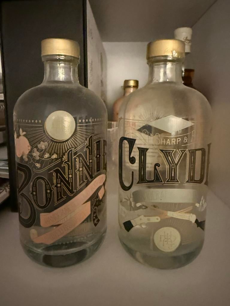 Bonnie & Clyde Deluxe distillery Gin, Verzamelen, Wijnen, Ophalen of Verzenden, Nieuw, Overige typen