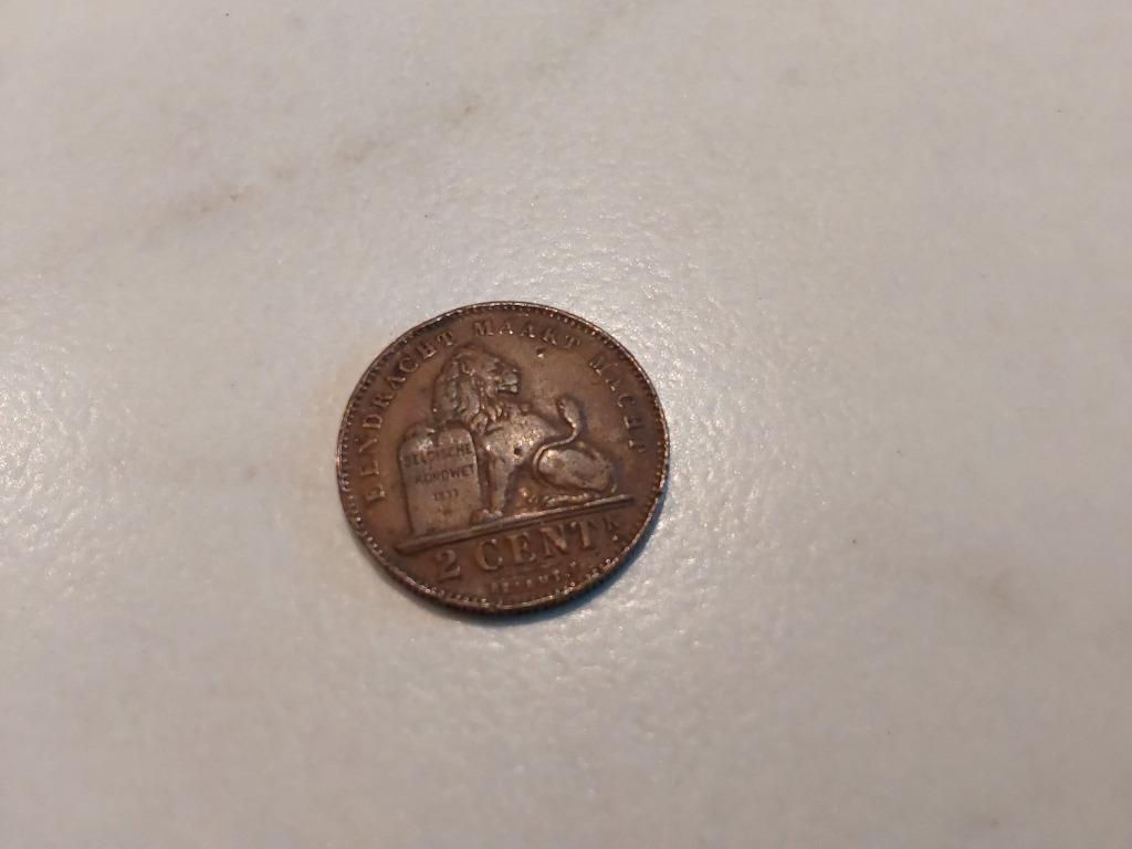 België - 2 cent - 1911, Ophalen