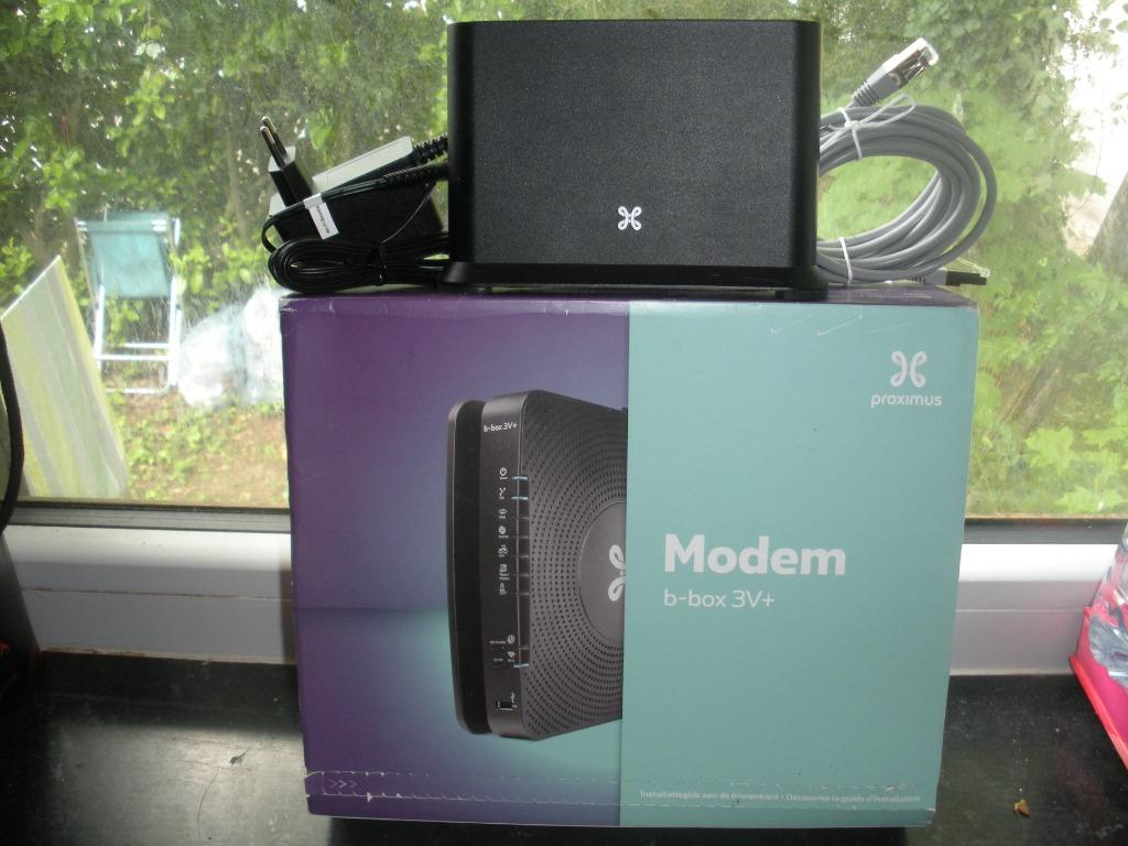 Kit Complets PROXIMUS WiFi Booster Son Modem b-box3V+ Neufs, Computers en Software, Ophalen of Verzenden, Zo goed als nieuw, PROXIMUS