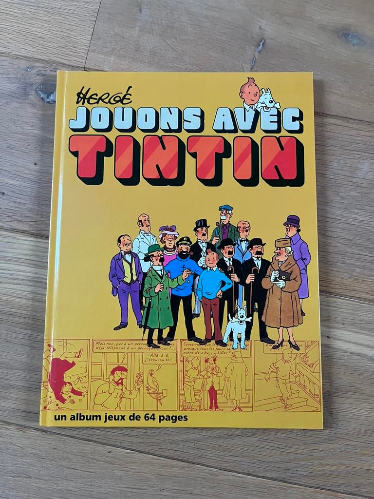 Jouons avec Tintin 1991, Boeken, Ophalen of Verzenden, Zo goed als nieuw, Hergé