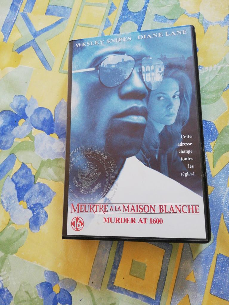 VHS. Meurtre à la maison blanche., Enlèvement ou Envoi, Comme neuf