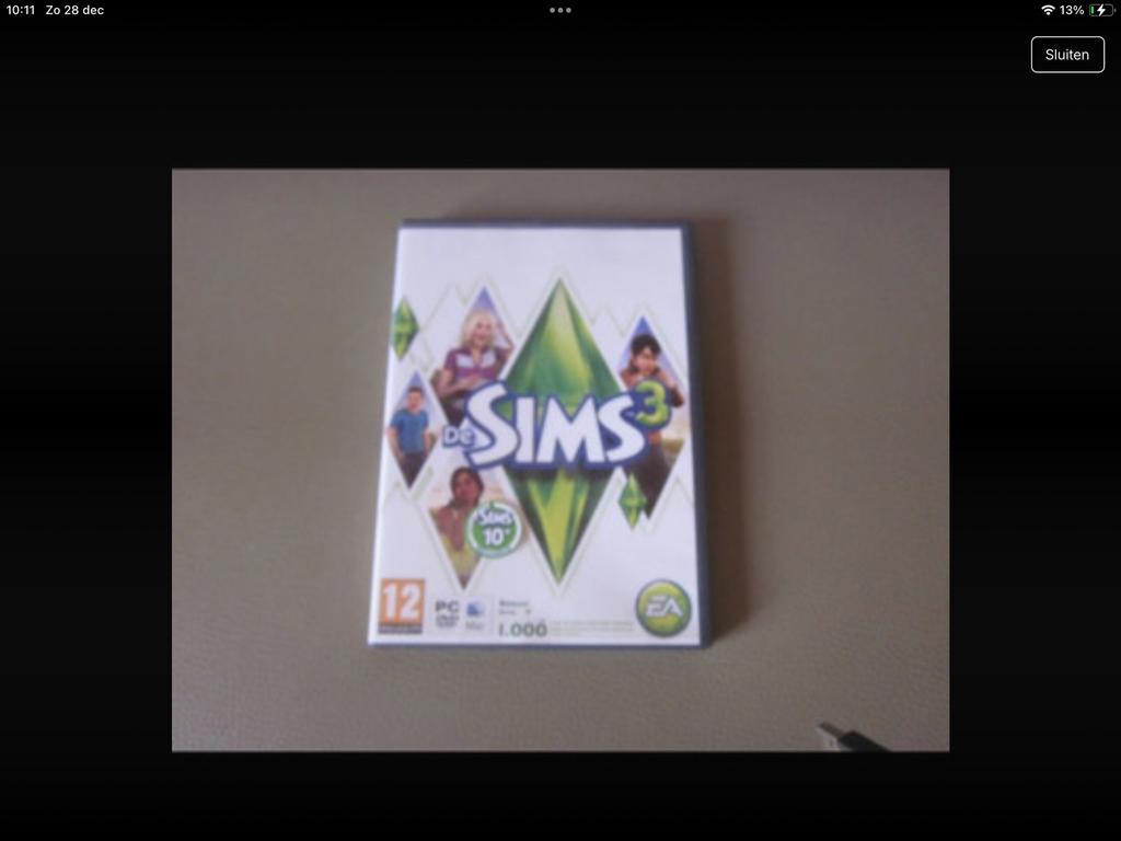 cd rom de sims 3, Ophalen of Verzenden, Zo goed als nieuw