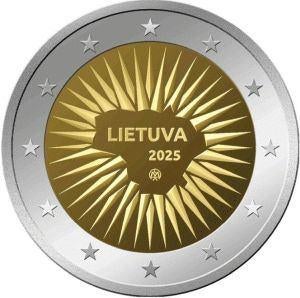 2€ munt Lituva 2025 (unc), Ophalen, Losse munt