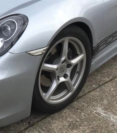 Porsche Cayman 18” wintervelgen te koop, Auto-onderdelen, Ophalen, 18 inch, Gebruikt, Velg(en)