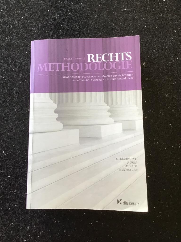 Rechts methodologie praktijkboek, Boeken, Studieboeken en Cursussen, Ophalen of Verzenden, Zo goed als nieuw, Overige niveaus