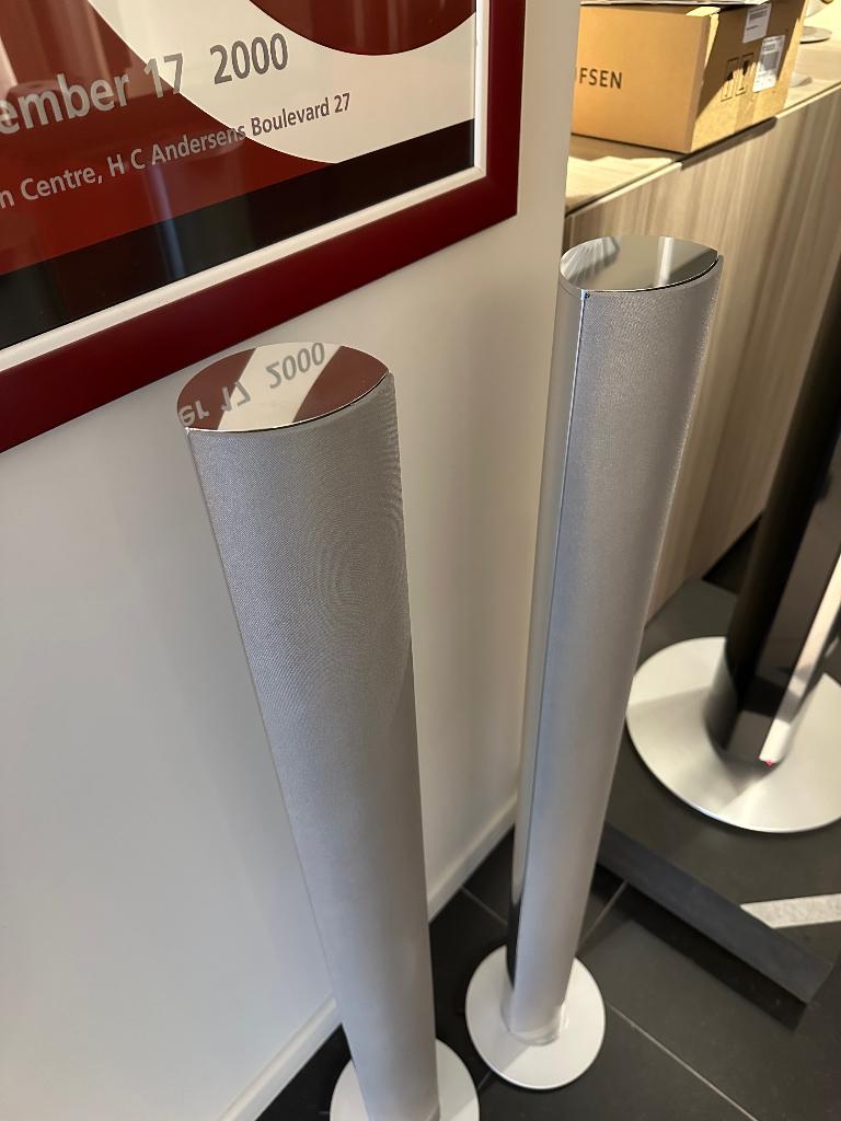Bang & Olufsen Beolab 6000 met Silver doeken - B&O, Autres marques, Info@bang-olufsen.dk, 60 à 120 watts, Comme neuf