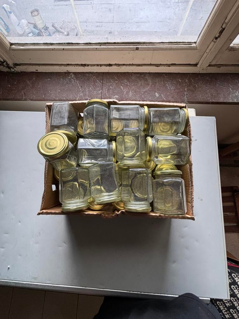 Glazen potten (+of -30), Huis en Inrichting, Keuken | Potten en Pannen, Nieuw, Overige typen, Glas, Ophalen