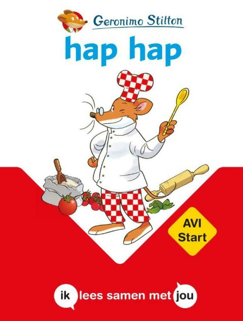 Geronimo Stilton - Hap Hap (2019), 3 tot 4 jaar, Geronimo Stilton, Verzenden, Zo goed als nieuw