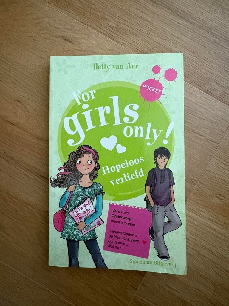 Hetty van Aar - Hopeloos verliefd - For girls only, Boeken, Ophalen of Verzenden, Hetty van Aar