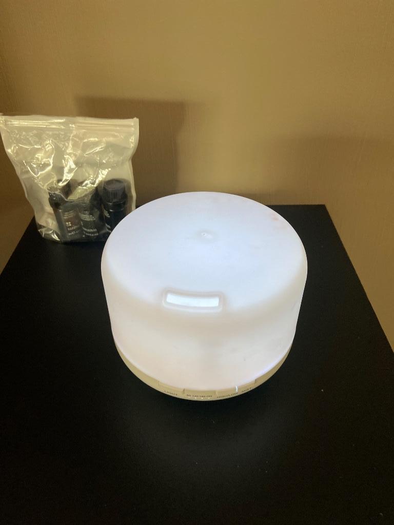 Aromadiffuser met llicht, Ophalen