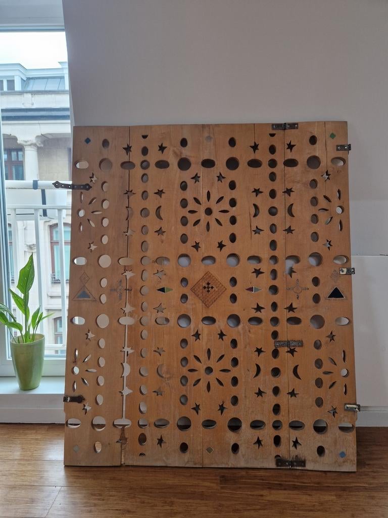 Volet décoratif en bois (unique!), Enlèvement, Utilisé