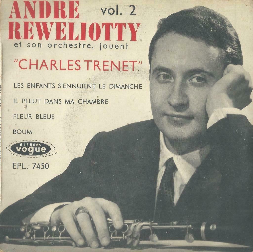 Andre Reweliotty – Jouent Charles Trenet – Single - EP, Ophalen of Verzenden, Gebruikt, Pop