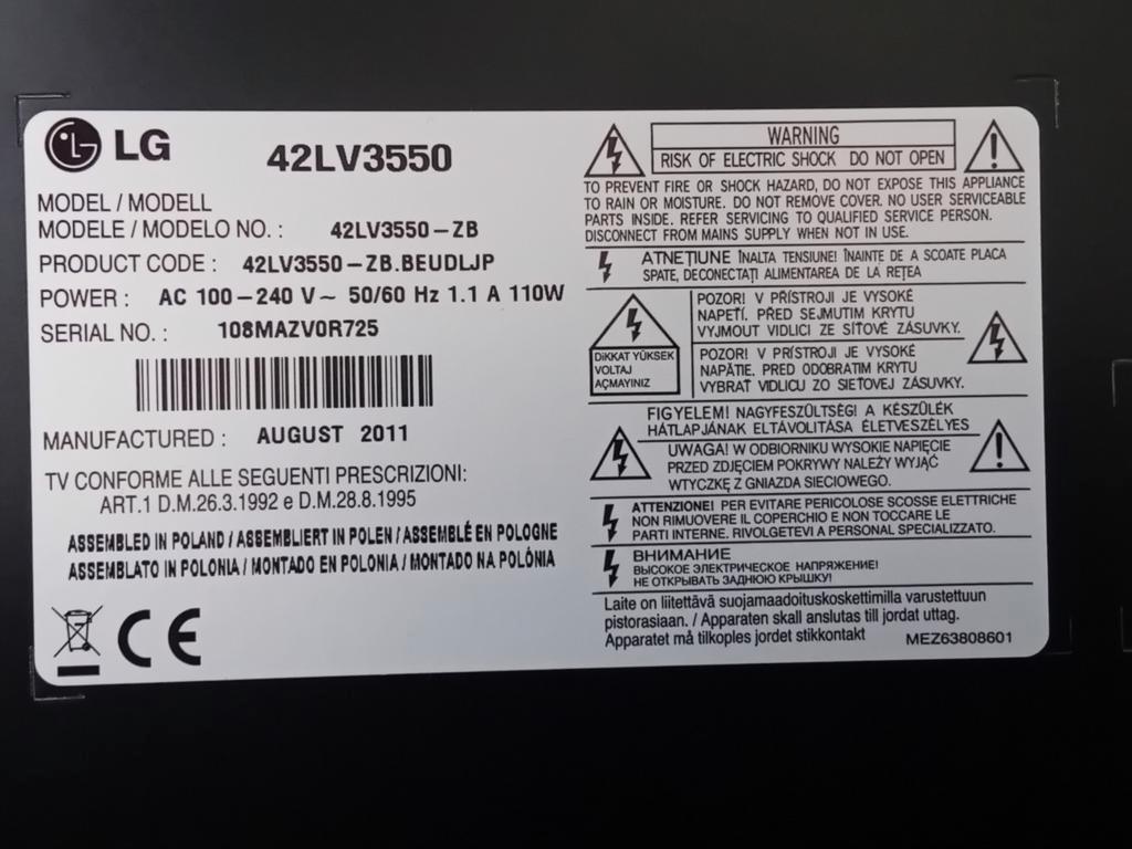 1080P HDTV LCD LED-tv van 107 cm (42 inch), Ophalen, Gebruikt, LCD, 100 cm of meer