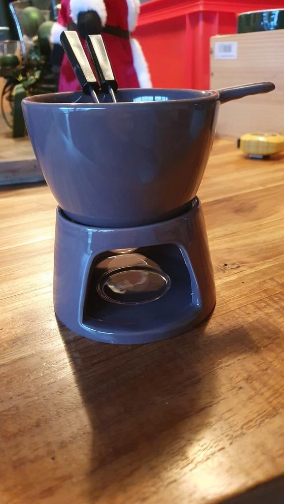 Pot à fondue chocolat 2 pers, Enlèvement ou Envoi, Porcelaine