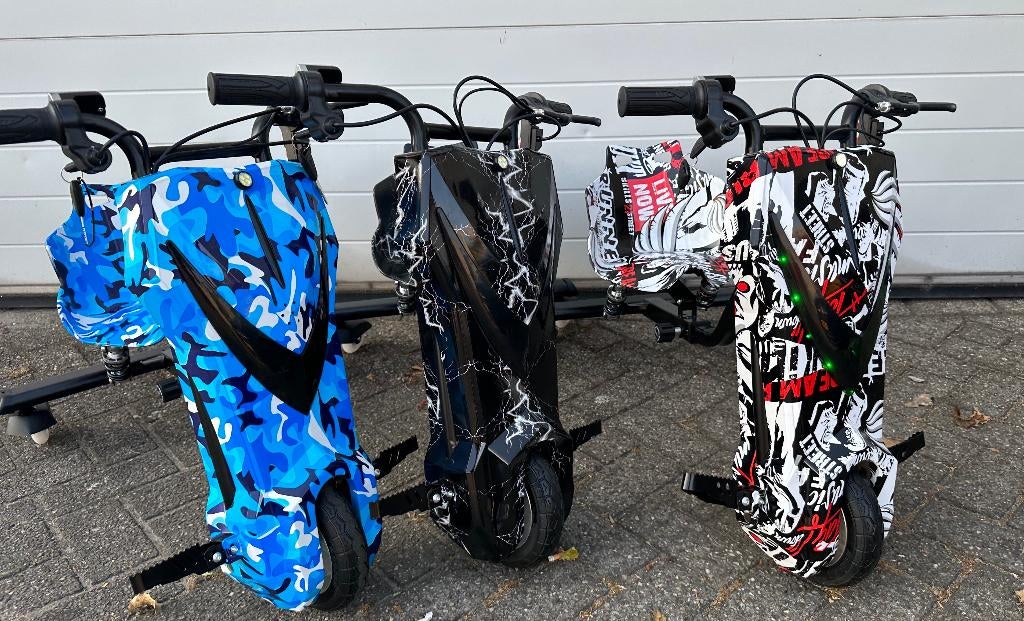 Elektrische Drift Trike Kart 250W 36V Bluetooth / Verlicht, Ophalen of Verzenden, Nieuw