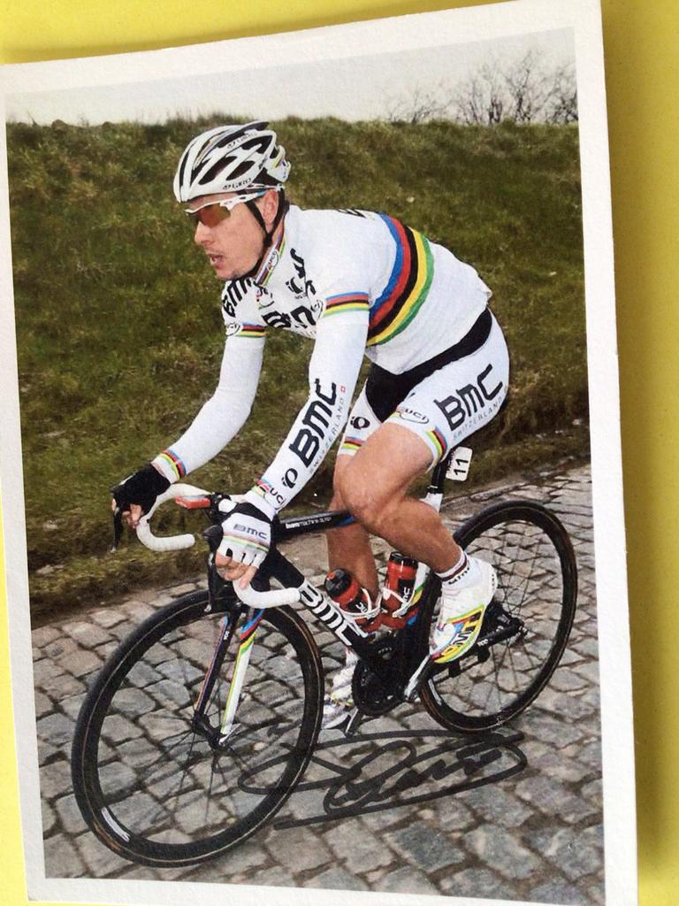 Wk wielerkaart 2012 team bmc philippe gilbert signe, Envoi