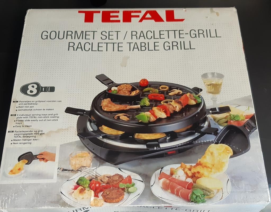 Raclette/grill/gourmetset tot 8 pers., Elektronische apparatuur, Gourmetstellen, Ophalen