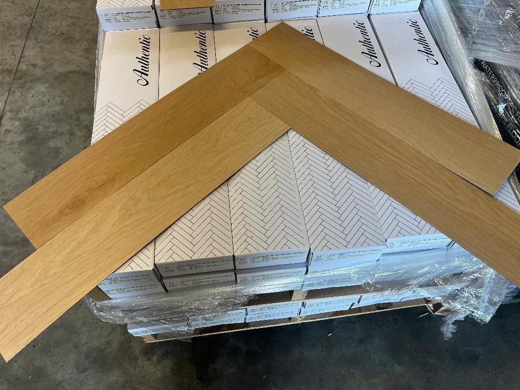 Koopje: visgraat PVC vloer voor 12,95 euro/m2, Minder dan 50 cm, Nieuw, Ophalen of Verzenden, Rechthoekig