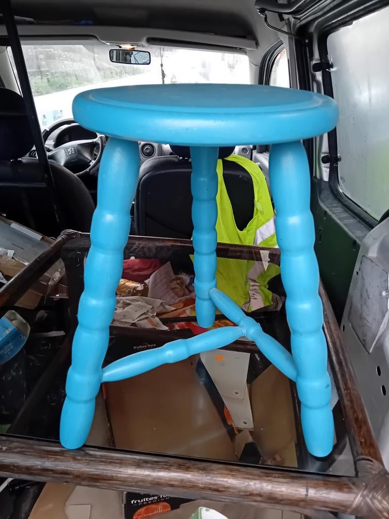 Petit Tabouret de ferme, Enlèvement ou Envoi, Utilisé, Bois