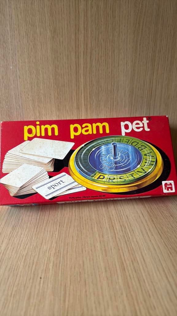Spel pim pam pet, Ophalen, Gebruikt
