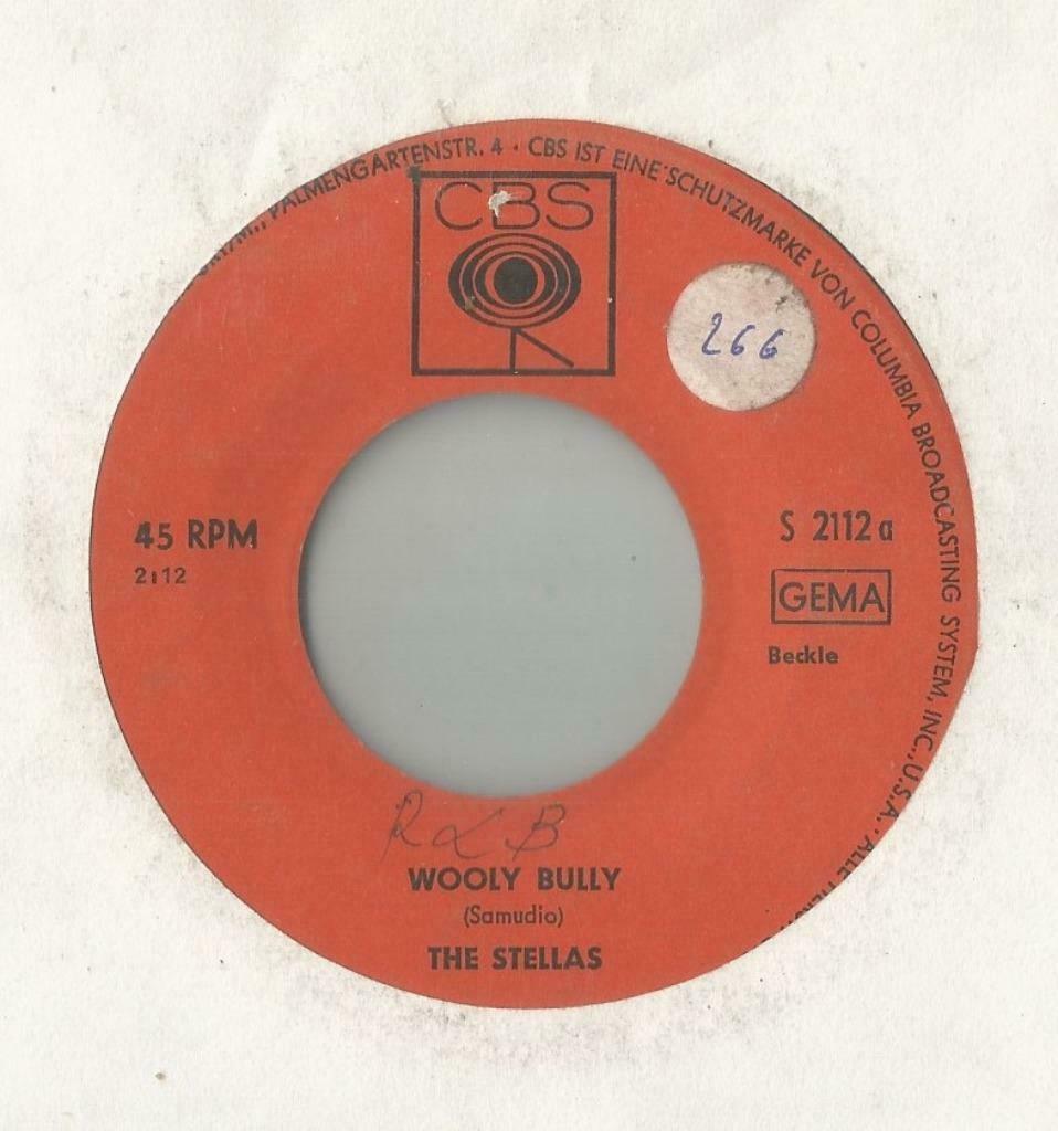 The Stellas – Wooly Bully / Fortune teller - Single, Enlèvement ou Envoi, Utilisé, Pop