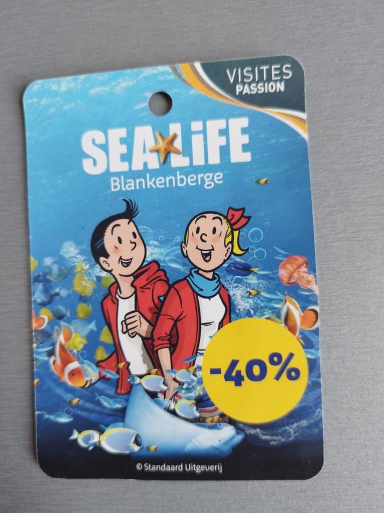 Carte Sealife Bob et Bobette, Une BD, Enlèvement ou Envoi, Comme neuf
