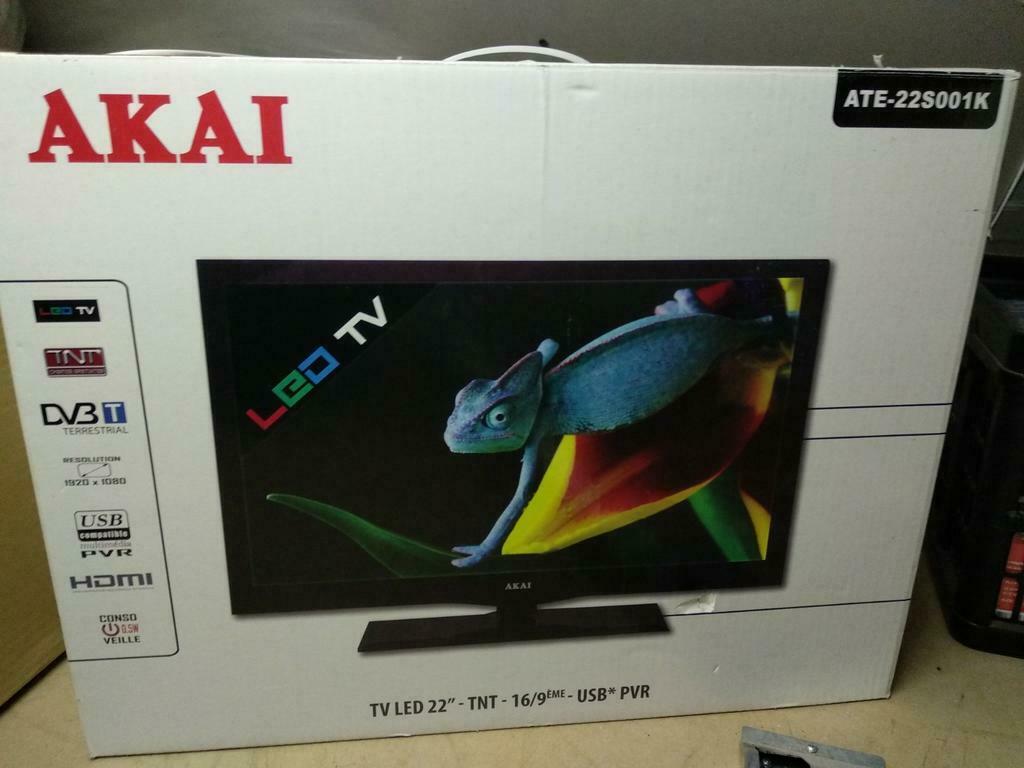 TV LED Akai 22", Enlèvement, Comme neuf