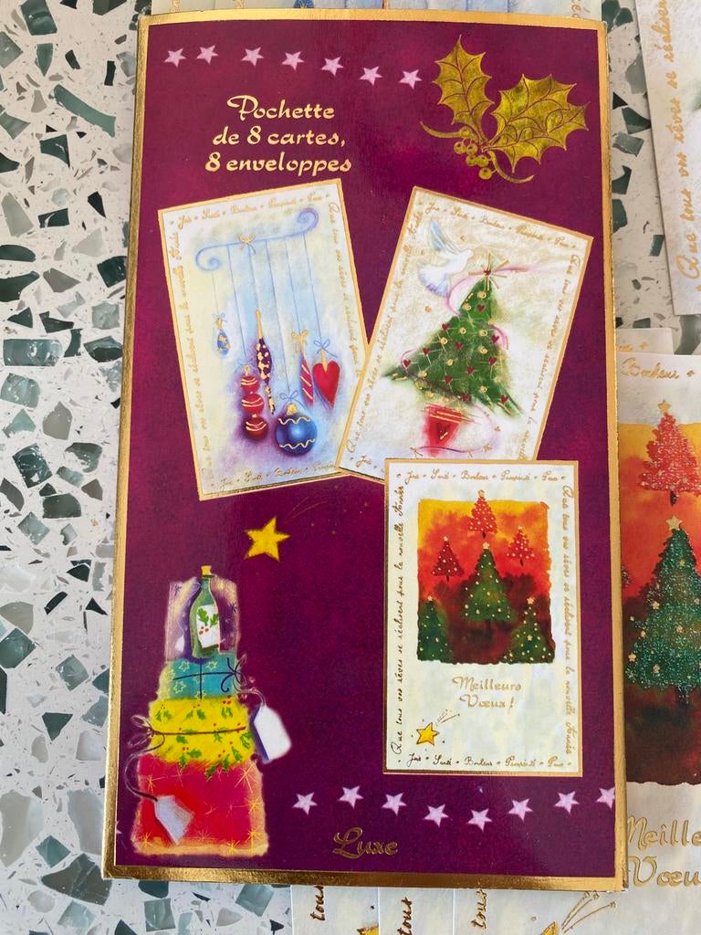 Cartes postales noël bonne année, Enlèvement ou Envoi, Comme neuf