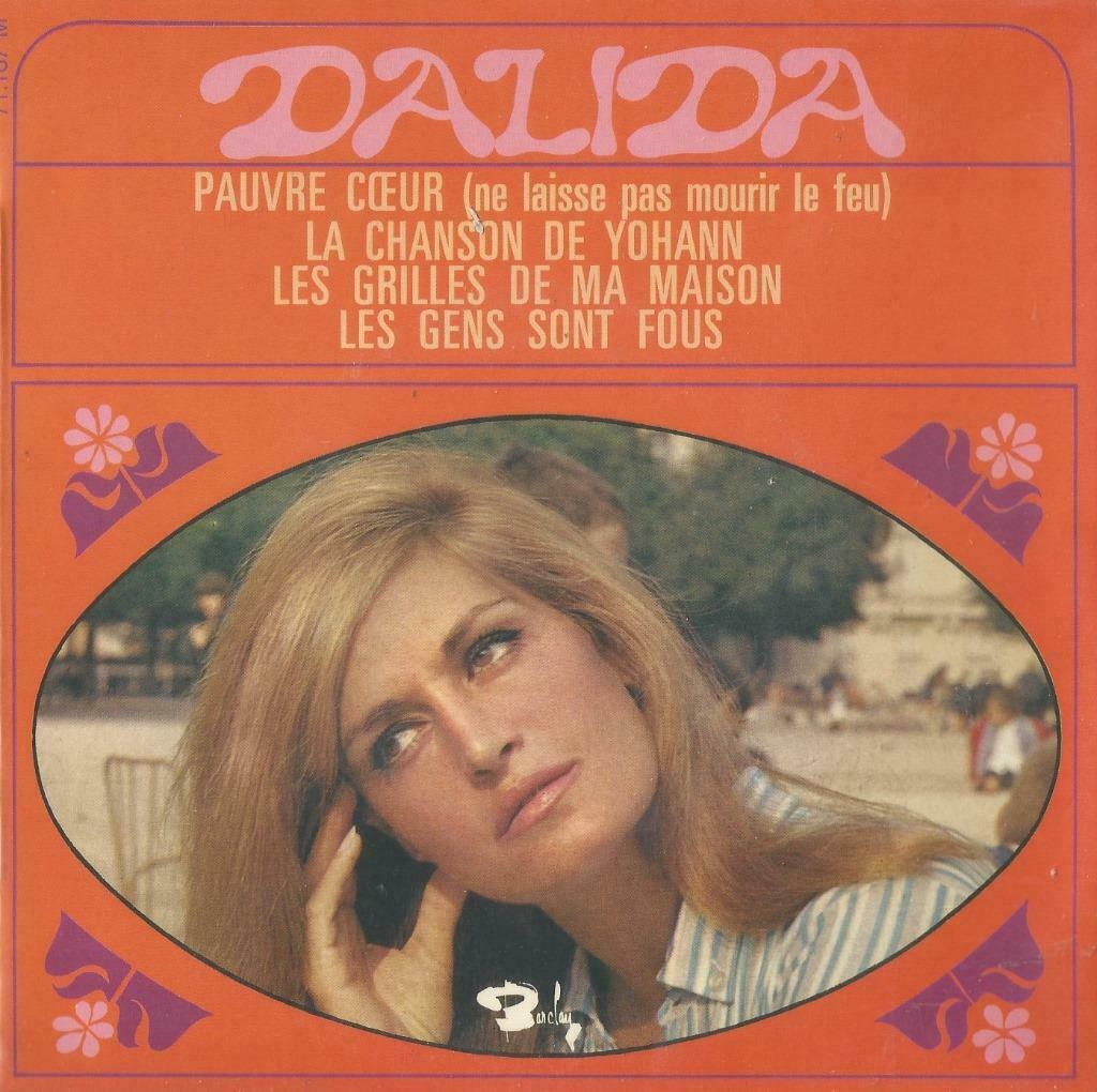 Dalida – Pauvre Coeur / La chanson de Yohann + 2 – EP, Enlèvement ou Envoi, Utilisé, Pop, 7 pouces