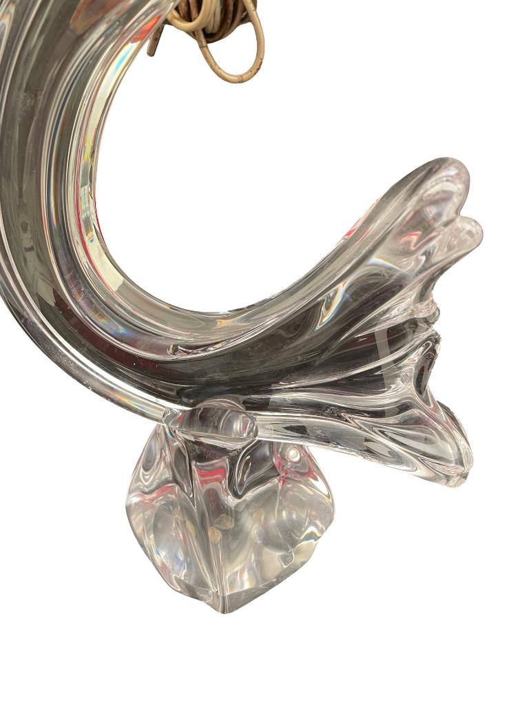 Daum kristallen lamp - modern design - H. 35 cm, Antiek en Kunst, Ophalen of Verzenden