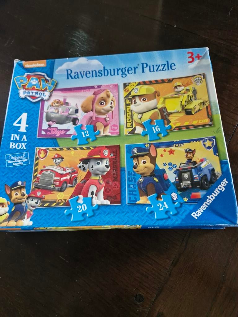 Puzzle Paw Petrol 4 dans une boîte, Enlèvement ou Envoi