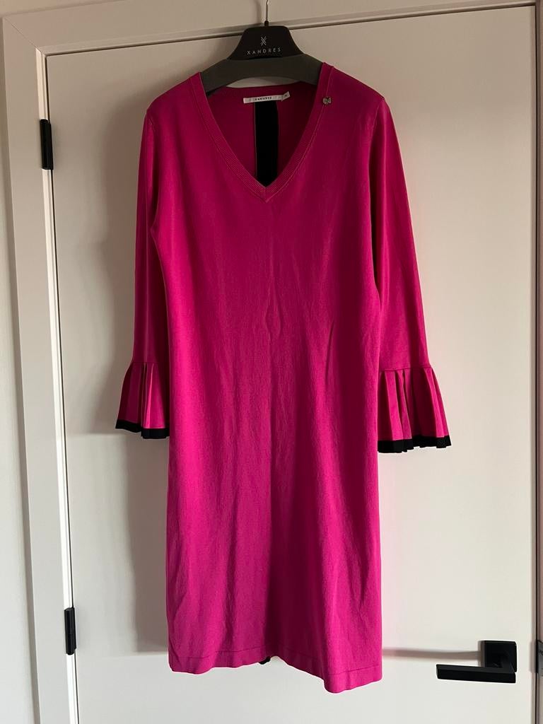 Xandres/ jurk/fuchsia/ maat S (36/38)/ €29, Ophalen of Verzenden, Zo goed als nieuw, Maat 36 (S)