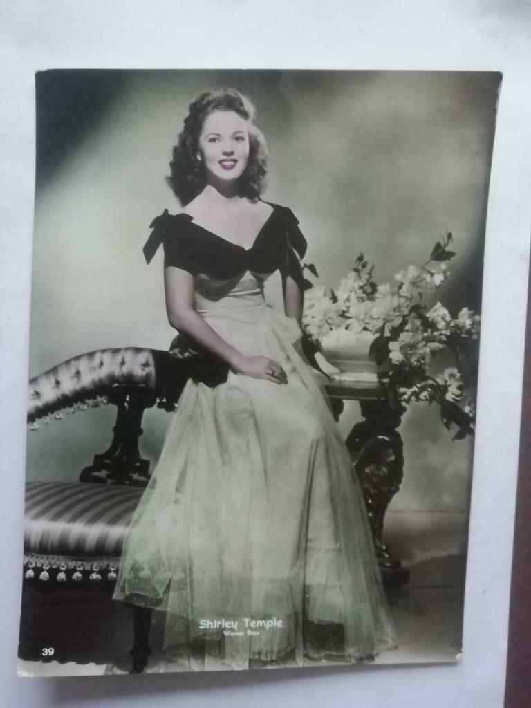 Shirley Temple  Foto Warner Bros, Verzamelen, Foto, Ophalen of Verzenden, Zo goed als nieuw, 1940 tot 1960