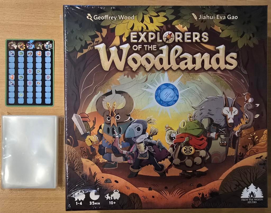 Explorers of the Woodlands nieuw met sleeves., Hobby en Vrije tijd, Gezelschapsspellen | Bordspellen, Ophalen of Verzenden