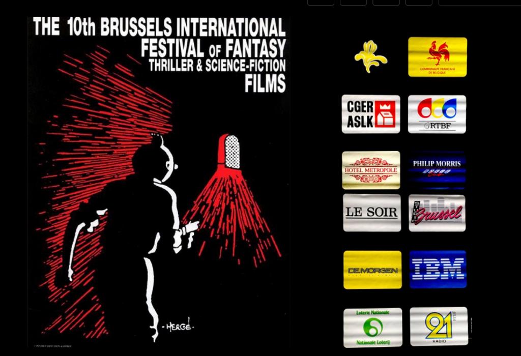 affiche hergé, Neuf, Enlèvement ou Envoi, Rectangulaire horizontal, Cinéma et TV