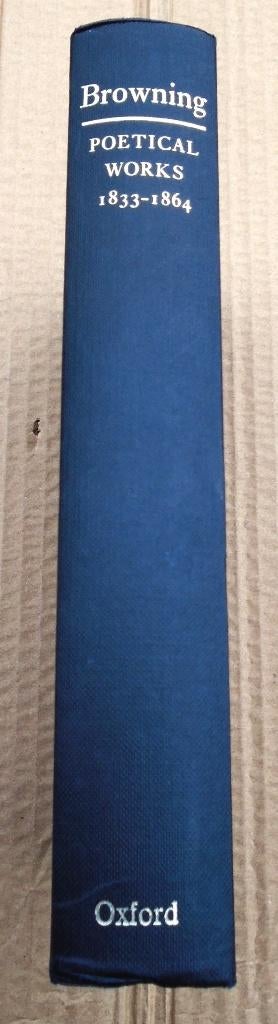 Browning, Poetical Works 1833-1864 - 1980 - Ian Jack(editor), Enlèvement ou Envoi, Un auteur, Utilisé, Robert Browning (1812-1889)