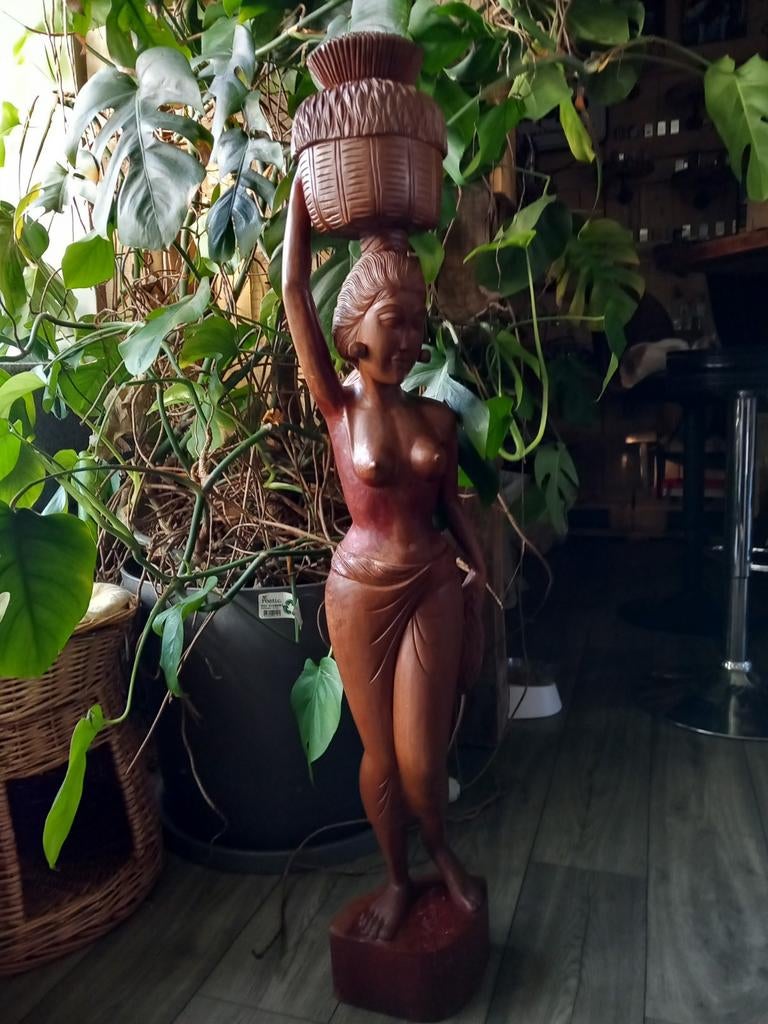 Prachtige oude Balinese Sonokeling houten SCULPTUUR, Ophalen