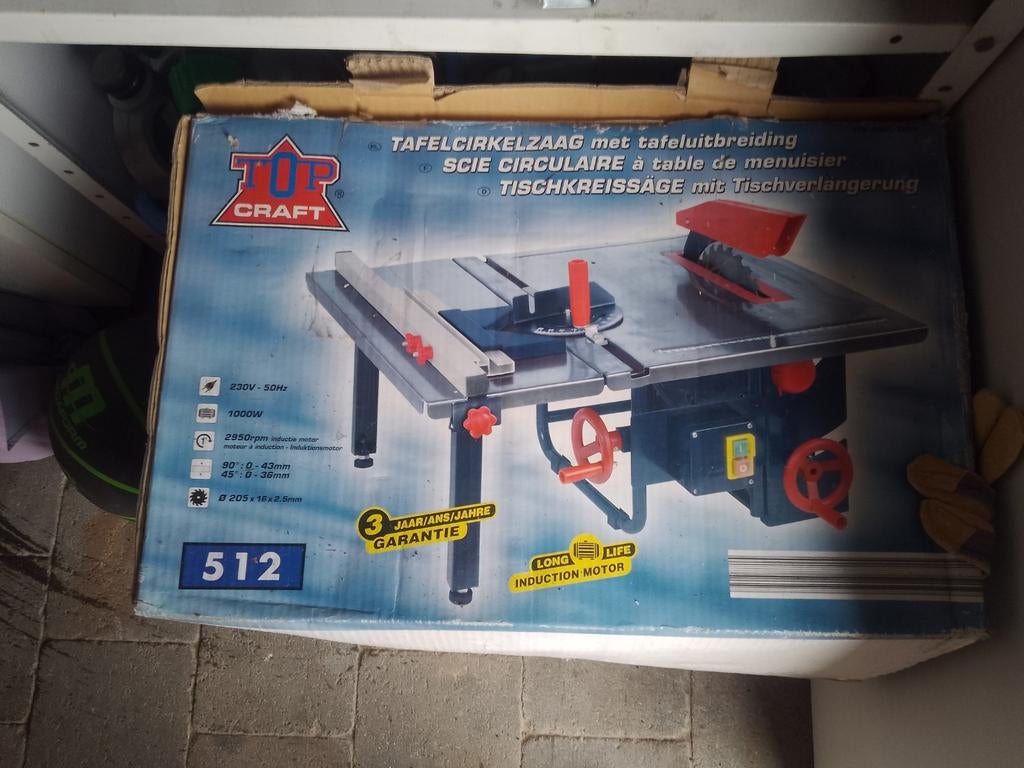 Tafelcirkelzaag, Doe-het-zelf en Bouw, Ophalen