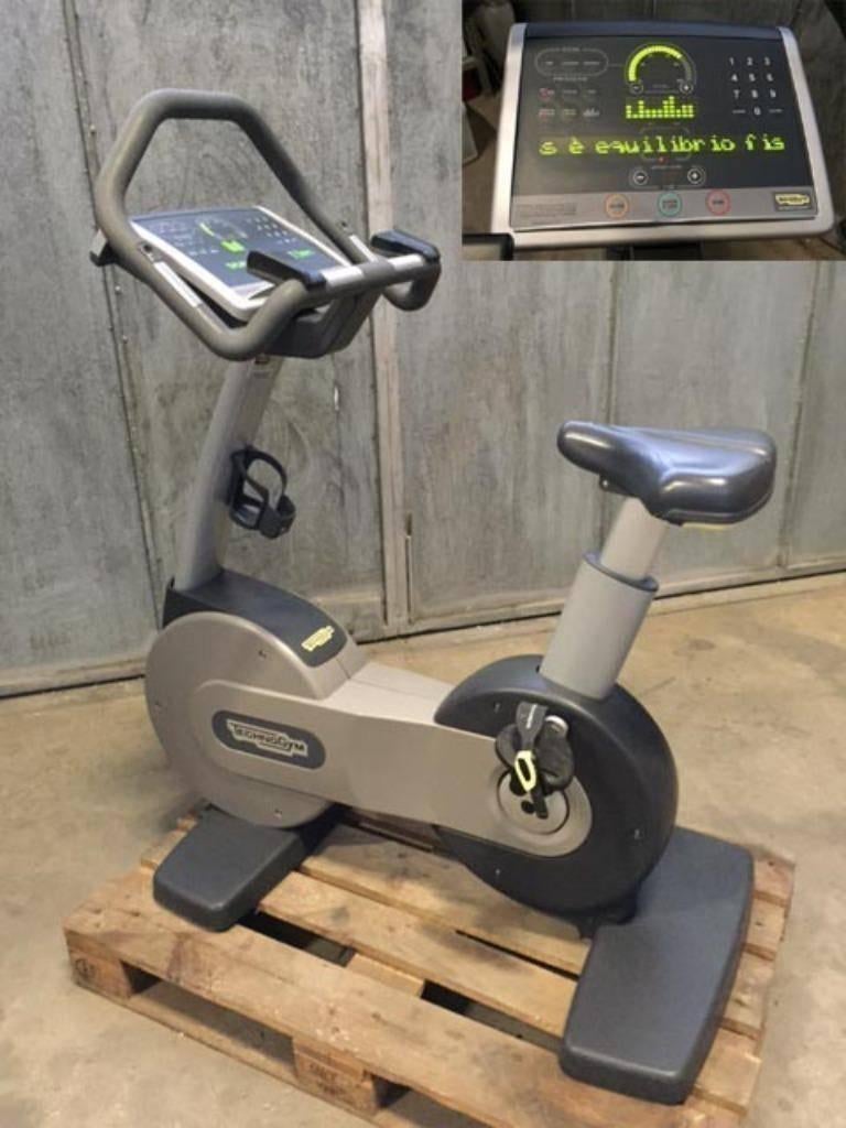 TECHNOGYM hometrainer EX Lease upright bike TECHNOGYM, Sport en Fitness, Ophalen, Zo goed als nieuw, Benen