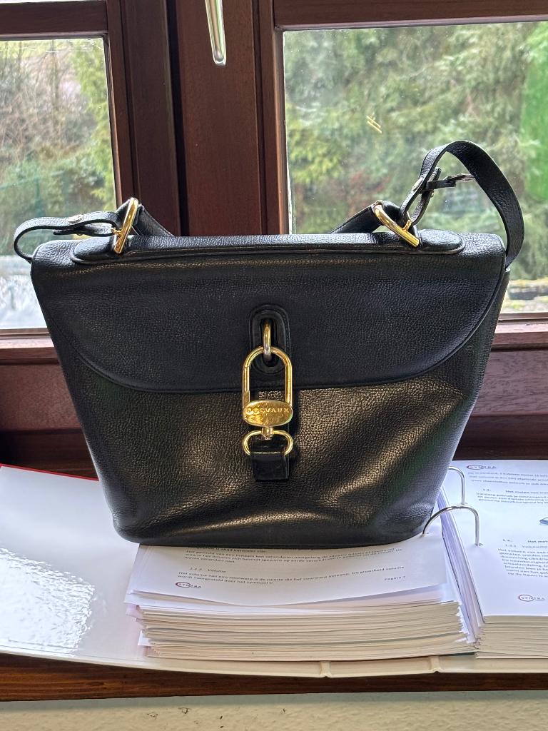 Joli Delvaux noir, Enlèvement ou Envoi, Utilisé, Noir, Sac à main
