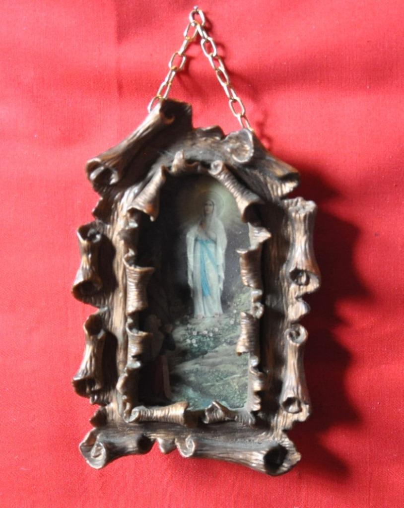 decoration murale apparition de la vierge lourdes, Enlèvement ou Envoi