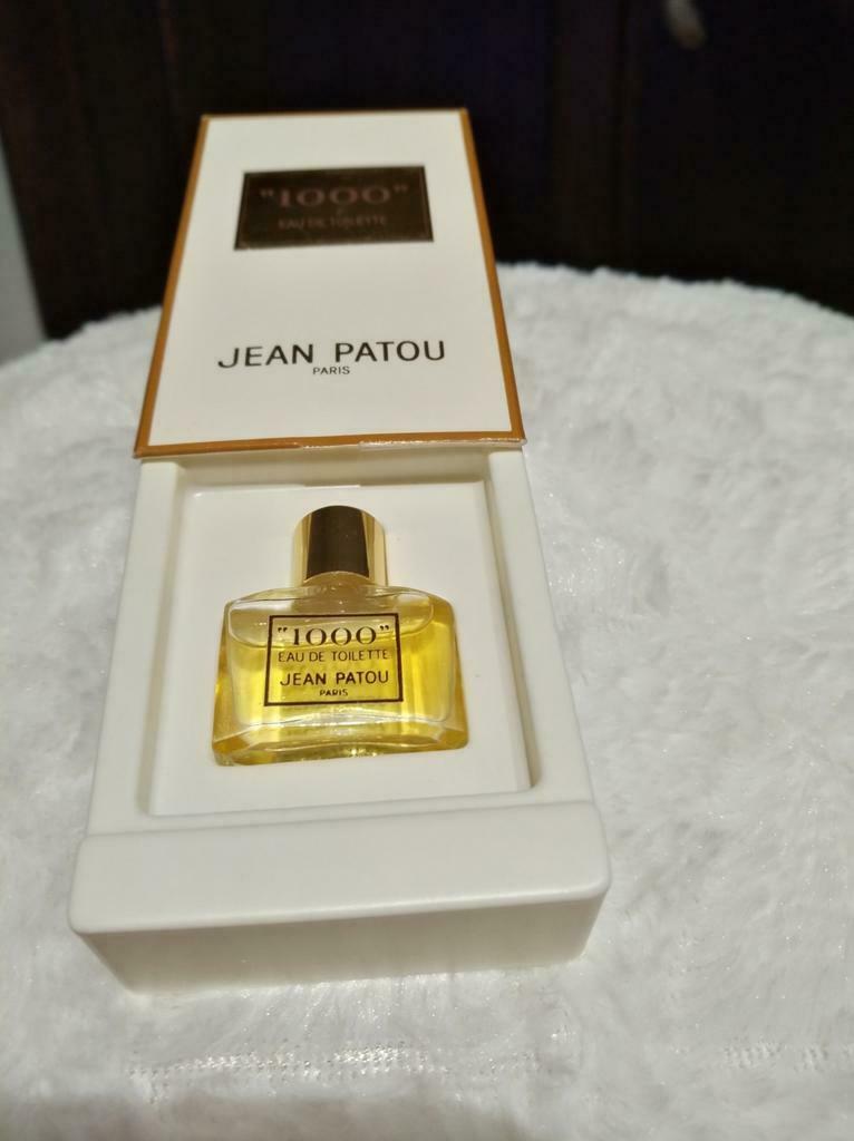Vintage - Jean Patou 2 ml - Eau de toilette "1000" uit 1985, Ophalen of Verzenden, Zo goed als nieuw, Miniatuur, Gevuld