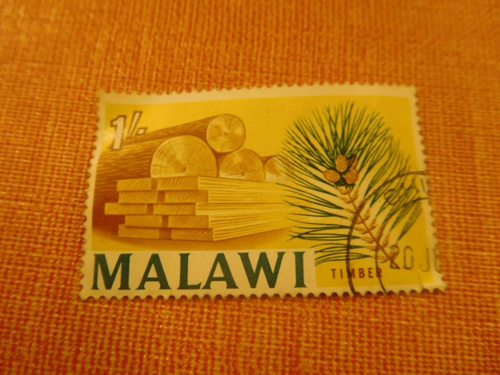 Malawi-postzegel, Ophalen, Gestempeld