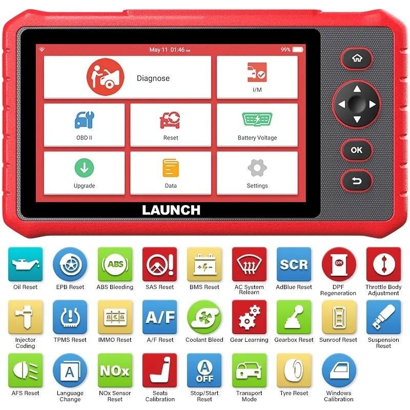 Launch Diagnose apparaat CRP909X auto uitleesapparaat obd, Enlèvement ou Envoi, Neuf